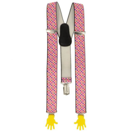 PRYM BRETELS KINDEREN 70CM 25MM ROZE