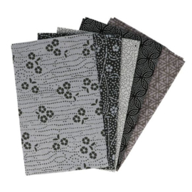 TISSU DE MARIE FAT QUARTER BUNDLES - SINCERE SILVER