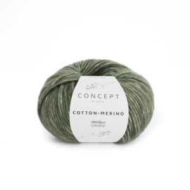 Katia Concept Cotton - Merino 122 - Bleekgroen