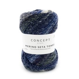 Katia Concept Merino Seta Tones 106 - Grijs-Jeans