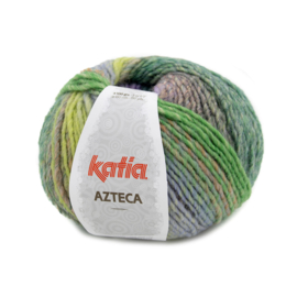 Katia Azteca 7874 - Paars-Pistache-Groen-Oranje