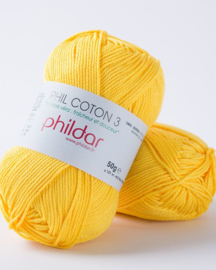 Phildar coton 3 Soleil