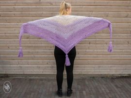 Purple Faded Shawl