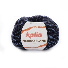 Katia merino Flamé 113 - Nachtblauw-Donker blauw