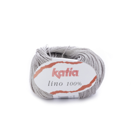 Katia Lino 100% 8 - Parelmoer-lichtgrijs