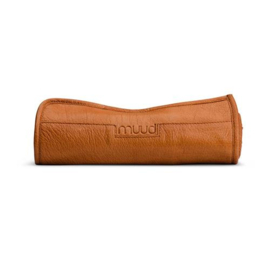 MUUD Bea. Handgemaakt leren etui voor breinaalden O25xO49OxØC10cm - kleur WHISKY