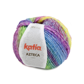 Katia Azteca 7871 - Oranje-Fuchsia-Groen-Blauw-Lila
