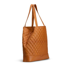 MUUD Betsy XL. Handgemaakt leren shopper 43x46x43cm - kleur WHISKY