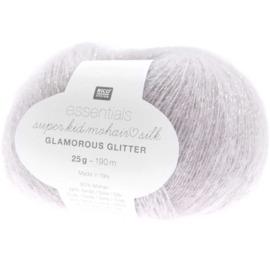 Rico Design Essentials Super Kid Mohair Loves Silk Glamorous Glitter violett