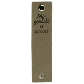 Durable 020.1210 Leren Label Zelf gemaakt is mooier 12x3cm - Kleur 002
