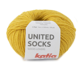 Katia United Socks 19 - Mosterdgeel