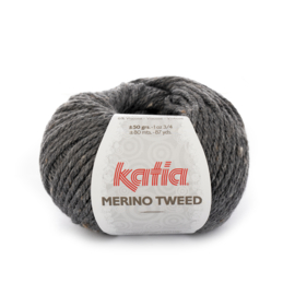 Katia Merino Tweed 308 - Donker grijs