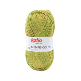 Katia Menfis Color 121 - Fuchsia-Oranje-Pistache