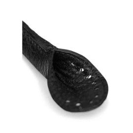 MUUD Bibi. Handgemaakt leren tashengsel 73cm - kleur black