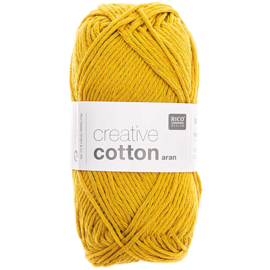 Rico Creative Cotton Aran 70 Mustard