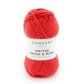 Katia United Socks 41 - Koraal