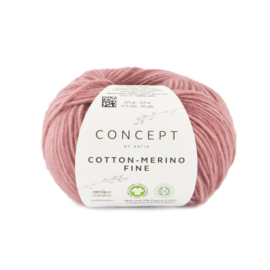 Katia Concept Cotton merino Fine 99 - Donker bleekrood