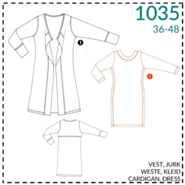 IT'S A FITS PATTERN  Jurk (1035)