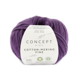 Katia Concept Cotton merino Fine 96 - Aubergine