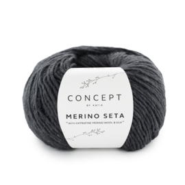 Katia Concept Merino Seta 52 - Antraciet