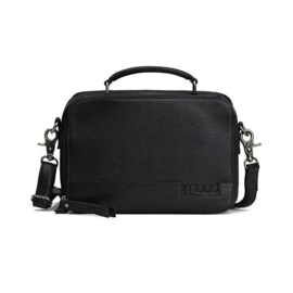 MUUD Lilly. Handgemaakt leren breitas 15x22x9cm - kleur black