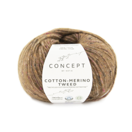 Katia Concept Cotton merino tweed 505 - Bruin