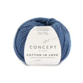 Katia Concept Cotton in Love 63 - Blauw-Groenblauw