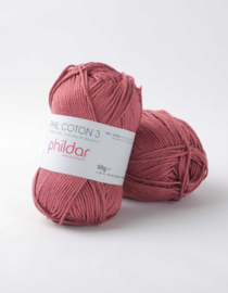 Phildar coton 3 Rosewood