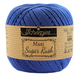 Scheepjes Maxi Sugar Rush 201 Electric Blue