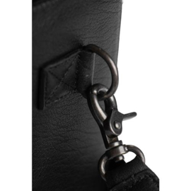 MUUD Mars. Handgemaakt leren tas 29x38x28cm - kleur Black