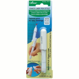 Clover Chaco Liner Pen Style White