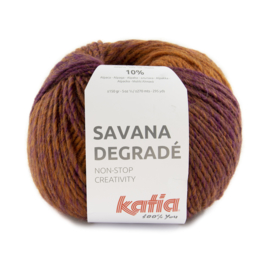 Katia Savana Degrade 102 - Lila-Oranje-Geel