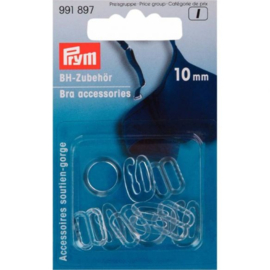 PRYM BH-ACCESSOIRES KUNSTSTOF 10MM TRANSPARANT