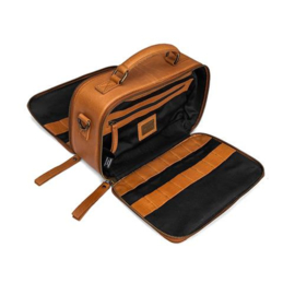 MUUD Lilly. Handgemaakt leren breitas 15x22x9cm - kleur WHISKY