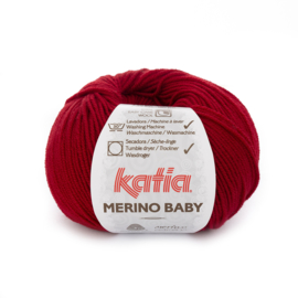 Katia Merino Baby 50 - Wijnrood