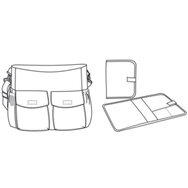 BA3 - Patroon Tas kinderwagen en aktentas