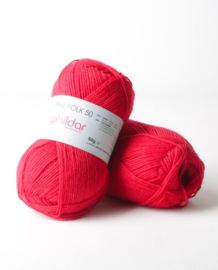 Phildar Folk 50 Rouge Pompier