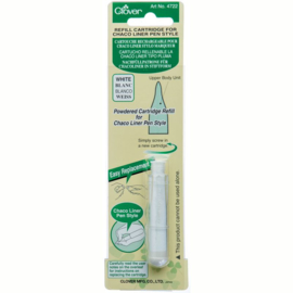 Clover Refill Cartridge Chaco Liner Pen White