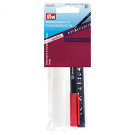 PRYM WASMARKEERSET STANDAARD RODE STIFT