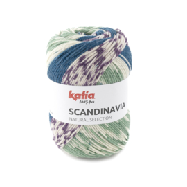 Katia Scandinavia 300 - Groen-Lila-Groenblauw