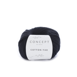 Katia Concept Cotton-Yak 114 - Zwart