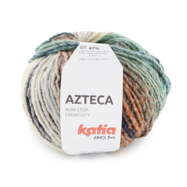 Katia Azteca 7898 - Blauw-Grijs-Roest bruin