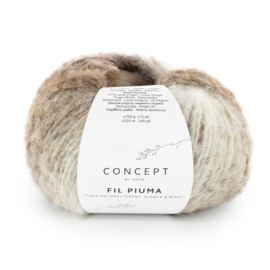 Katia Concept Piuma 301 - Bruin-Ecru