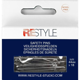 ReStyle 015.10208 Veiligheidsspelden 44 mm, 18 stuks
