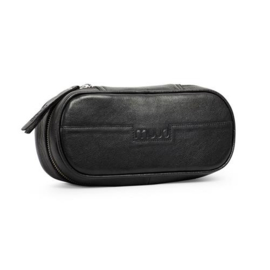 MUUD Erinna. Handgemaakt leren handwerketuit 26.5x5x11cm - kleur black