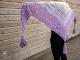 Purple Faded Shawl