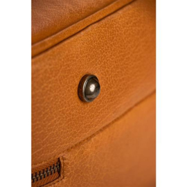 MUUD Mars. Handgemaakt leren tas 29x38x28cm - kleur WHISKY
