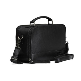 MUUD Lilly. Handgemaakt leren breitas 15x22x9cm - kleur black