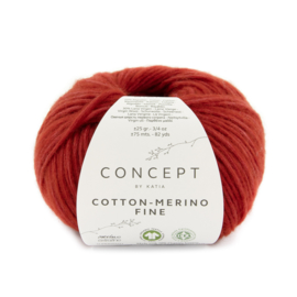 Katia Concept Cotton merino Fine 89 - Rood