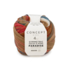 Katia Symmetric Socks & More - Paradise 41 - Rood-Oker-Olieverf